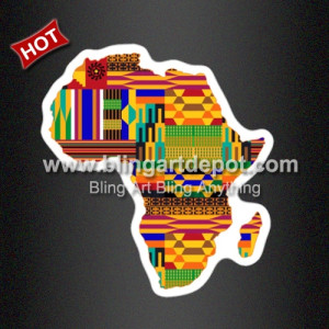 Kente Africa Map Heat Transfers White Ink Design for Shirt Kente Africa Map Heat Transfers White Ink Design for Shirt